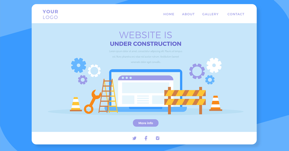 Website development for construction company