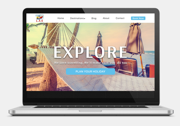 Travel agency website development