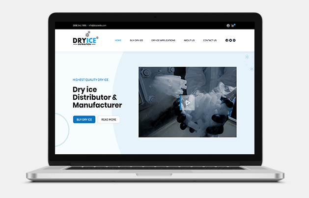 Ecommerce Development for Dry Ice Manufacturer & Distributor